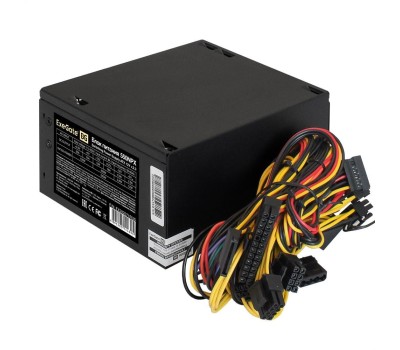 Блок питания EXEGATE EX282071RUS-PC Блок питания 550W 550NPX (ATX, PC, 12cm fan, 24pin, 4pin, PCIe, 3xSATA, 2xIDE, black, кабель 220V в комплекте)