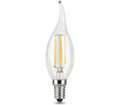 GAUSS Лампа филам. Filament 11Вт цок.:E14 свеча 220B 2700K св.свеч.бел.теп. CF35 (упак.:1шт) (104801111)