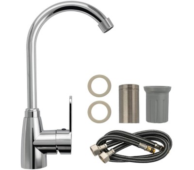 Смесители BRIMIX 5911 Смеситель для кухни, боковой, шаровый, из высокопрочного АБС пластика, цвет ХРОМ