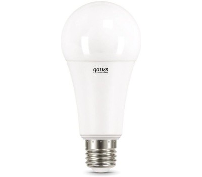 GAUSS Лампа светодиодная Elementary 25Вт цок.:E27 груша 220B св.свеч.бел.теп. A67 (упак.:10шт) (73215)