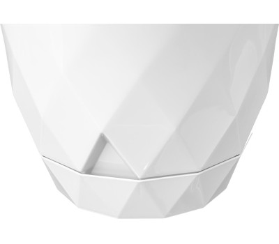 Горшок цветочный HOMVER Laurel D220мм, 4,5л с поддоном (белый) 221611029/01