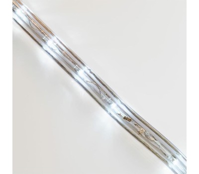 Лента светодиодная NEON-NIGHT Дюралайт LED двухжильный 230В 13мм 24 LED/м ТЕПЛЫЙ БЕЛЫЙ постоянное свечение модуль 1м бухта 100м