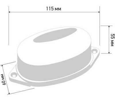 NEON-NIGHT Лампа-строб светодиодная накладная 30 LED, 3,5Вт, БЕЛЫЙ, 230В