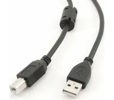 Gembird CCF-USB2-AMBM-15 USB 2.0 кабель PRO для соед. 4.5м AM/BM позол.конт., фер.кол., пакет