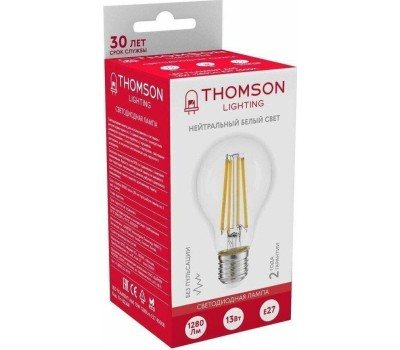THOMSON Лампа филаментная E27, груша, 13Вт, TH-B2368, одна шт