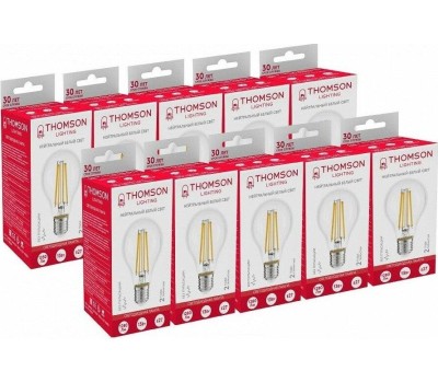 THOMSON Лампа филаментная E27, груша, 13Вт, TH-B2368, одна шт