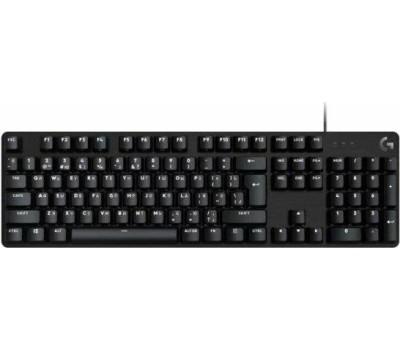 LOGITECH Клавиатура G413 SE, проводная, USB, механическая, заводское нанесение кириллицы, черный [920-010438]