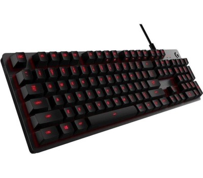 LOGITECH Клавиатура G413 SE, проводная, USB, механическая, заводское нанесение кириллицы, черный [920-010438]