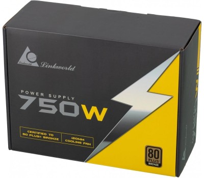 Блок питания AZZA Блок питания PSAZ-750W, 750Вт, 80 PLUS BRONZE, 120мм, черный, retail