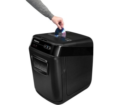шредеры FELLOWES Уничтожитель бумаг AutoMax 200M, с автоподачей, P-5, 2x14 мм, 200 лист. одновременно, 32л [fs-46563]