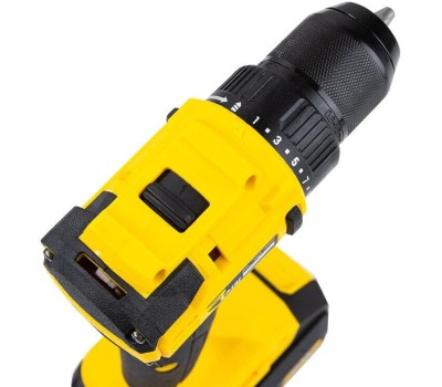 Дрель-шуруповерт DELI Дрель-шуруповерт аккумуляторная DC120 (2 АКБ*2Ач+ЗУ, 20В, 45Нм, сумка)