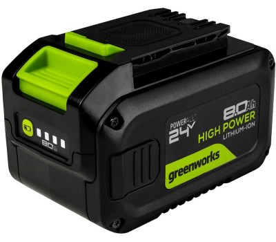 Батарея аккумуляторная GREENWORKS Батарея аккумуляторная G24HP8, 24В, 8Ач, Li-Ion [2957907]
