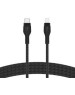 BELKIN Кабель BoostCharge PRO Flex USB-C-Lightning Braided Silicone Cable. Длина: 1м. Цвет: черный