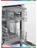 BOSCH Встраиваемая посудомоечная машина SPV4HMX14Q, узкая, ширина 44.8см, полновстраиваемая, загрузка 10 комплектов, нержавеющая сталь