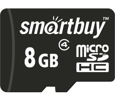 Карта памяти SMARTBUY (SB8GBSDCL4-00) MicroSDHC 8GB Сlass4