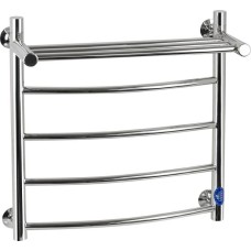 Полотенцесушитель водяной САНАКС кп5060 КЛАССИК-ДУГА,с ПОЛКОЙ ШхВ-500х600мм, труба-D32х2мм нержавейка полированная