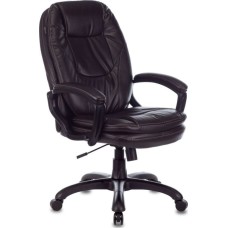 Кресло БЮРОКРАТ Кресло руководителя CH-868N темно-коричневый NE-15 искусственная кожа крестовина пластик