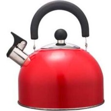 Чайник со свистком HITT H01023/1 Rondo Plus 2,5л со св., капсул. дно, красный Л6115