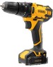 Дрель DENZEL Дрель-шуруповерт аккумуляторная CDL-12-02BM, Li-Ion, 12 В, 2 акк. 26105
