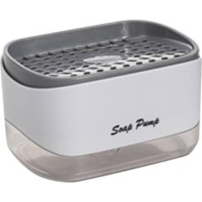 LEONORD Диспенсер для моющего средства SAUBER (нажимной, с держателем губки)