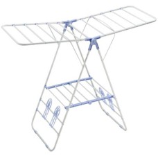 Сушилка для белья напольная двухуровневая РЫЖИЙ КОТ CD-03, с держателями для обуви, 133*50*92 см (109603)