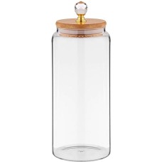 Емкость для хранения AGNESS 889-108 KRISTALL ПРОЗРАЧНЫЙ 1100мл 9*24см