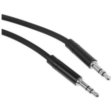 VENTION Кабель аудио Jack 3.5 (m) - Jack 3.5 (m), 1м, GOLD, черный [bakbf]