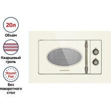 MAUNFELD Встраиваемая микроволновая печь JBMO.20.5GRIB, 20л, 700Вт, бежевый [ут000009715]