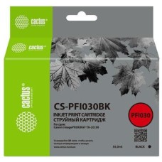 Картридж CACTUS Картридж CS-PFI030BK, PFI-030BK, черный пигментный / CS-PFI030BK