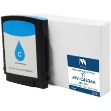Картридж струйный NV PRINT Струйный картридж NVP 11 (NV-C4836A) Cyan для HP BIJ 1000/1100/1200/2200 (28мл) совместимый