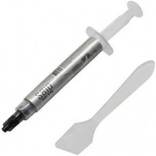 ALSEYE Термопаста S-810 Color: Grey Thermal Conductivity: >4.63 W/m-K Thermal Impdedance: <0.0087 ℃-in2/W Specific Gravity: >3.15 Viscosity: 12500 Thixotropic Index: 280 ±10 1/10mm Moment Beared Temperature: -50-300℃ Operation Temperture: -30-280℃; silico