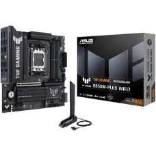 Материнская плата ASUS Материнская плата TUF GAMING B850M-PLUS WIFI7 AM5 mATX 4xDDR5 PCIEx16 PCIEx1 3xM.2 USB-C DP HDMI 2.5GLAN WiFi 7