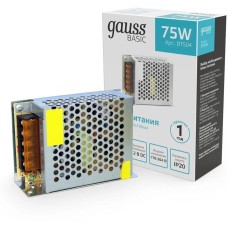 GAUSS Блок питания Basic для светодиодных лент [bt504]