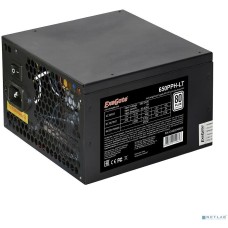 Блок питания Exegate EX282046RUS Блок питания 650W Exegate 650PPH-LT, RTL, 80+, ATX, black, APFC, 12cm, 24p, (4+4)p, 5*SATA, 3*IDE