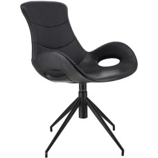 EVERPROF Обеденное кресло Freedom (Фридом) Экокожа Черный