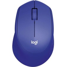 LOGITECH Мышь M330 Silent Plus синий оптическая 1000dpi silent беспров. USB 2but (910-004925)