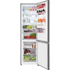 WEISSGAUFF Холодильник WRK 2000 Full NoFrost Inverter Dark 2-хкамерн. серый инвертер