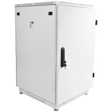 ЦМО Шкаф коммутационный (ШТК-М-24.6.6-3ААА) напольный 24U 600x600мм пер.дв.металл 2 бок.пан. металл 700кг серый 455мм 55кг 180град. 1245мм металл