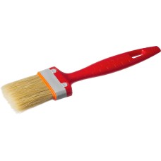 ЗУБР УНИВЕРСАЛ, 50 мм, 2″, светлая натуральная щетина, пластмассовая ручка, все виды ЛКМ, плоская кисть (01015-050)