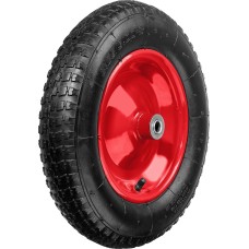 ЗУБР КП-3, 3.25″ х 360 мм, для тачки (арт. 39962), стальной диск, подшипник - 16 мм, пневматическое колесо (39955-3)