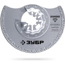 ЗУБР DIAMOND 85x2.2 мм полотно дисковое с алмазным зерном Р40: керамика, мрамор, стекло, кирпич, StarQuick (15584-85)