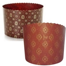 MULTIDOM Форма для выпечки кулича бумажная. Набор 6 шт. Диаметр 7см, высота 6см. МТ8-133