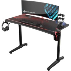 EUREKA Стол игровой ERK-GIP-P47B-V1 столешница ЛДСП черный 120х76.5.5х60см