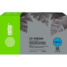 CACTUS Картридж струйный CS-T0B30A 982X черный пигментный (423мл) для HP PageWide 765dn/780 Enterprise Color с чипом