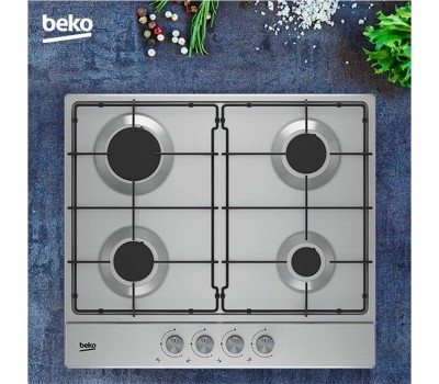 Независимая варочная панель газовая BEKO HIAG 64223 SX