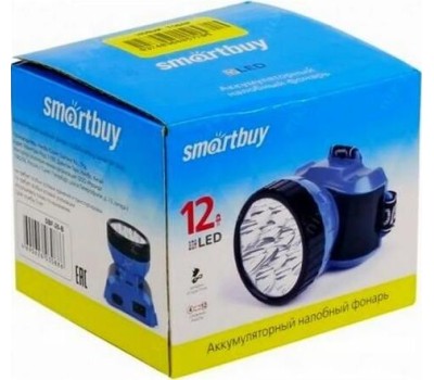 Cветодиодный фонарь SMARTBUY (SBF-26-B) аккумуляторный 12 LED