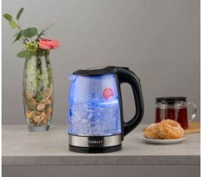 Чайник электрический SCARLETT SC-EK27G19 черное стекло 2,2л