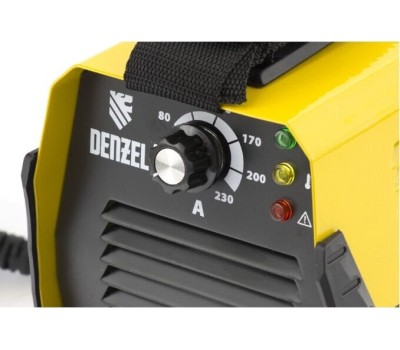 Сварочное оборудование DENZEL Аппарат инвертор. дуговой сварки DS-230 Compact, 230 А, ПВ 70%, диам.эл. 1,6-5 мм 94374