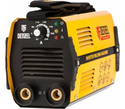 Сварочное оборудование DENZEL Аппарат инвертор. дуговой сварки DS-230 Compact, 230 А, ПВ 70%, диам.эл. 1,6-5 мм 94374