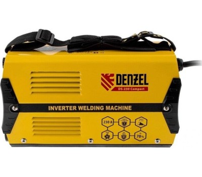 Сварочное оборудование DENZEL Аппарат инвертор. дуговой сварки DS-230 Compact, 230 А, ПВ 70%, диам.эл. 1,6-5 мм 94374